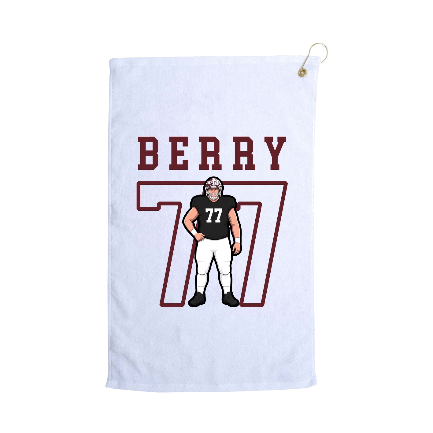 Golf Towel — Shirsey in White