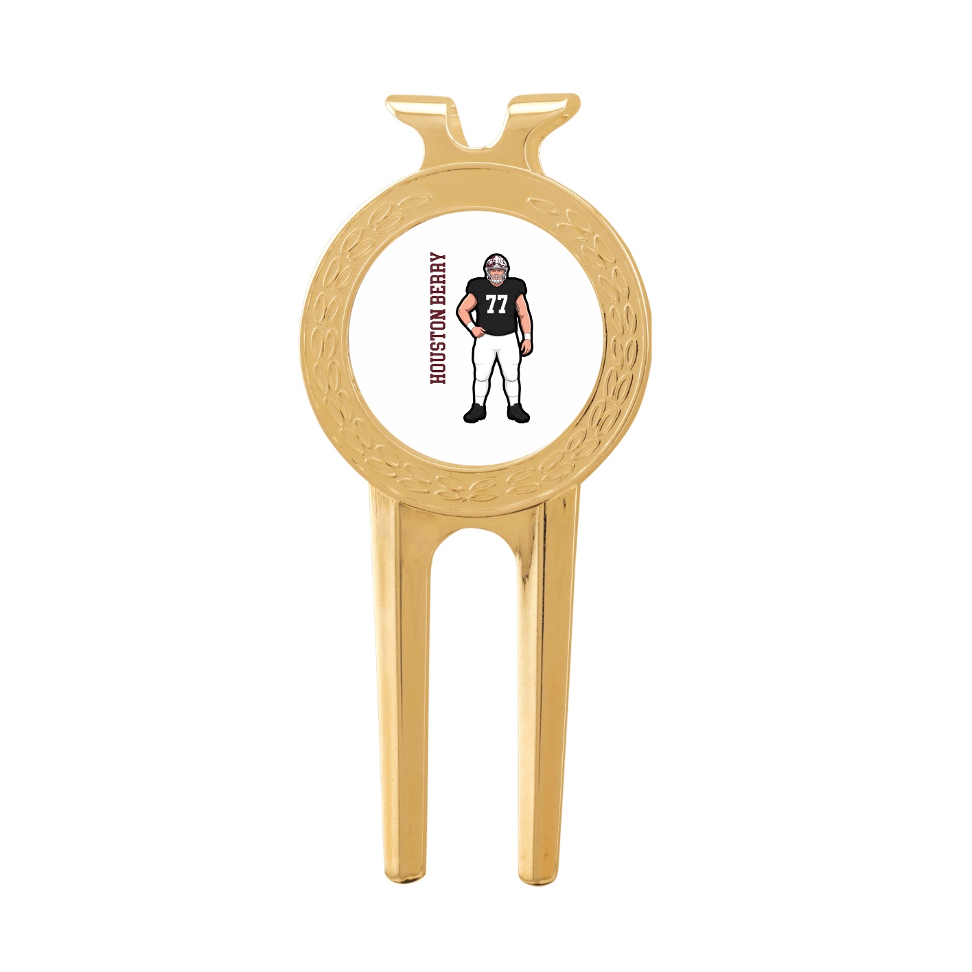 Divot Tool with Ball Marker — Name Vertical in Classic