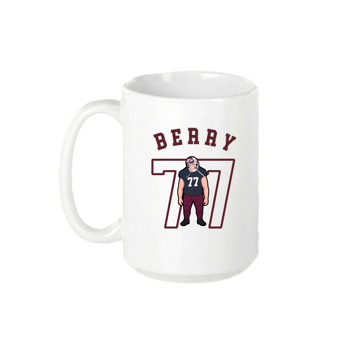 15oz Coffee Mug — Shirsey Arch in White