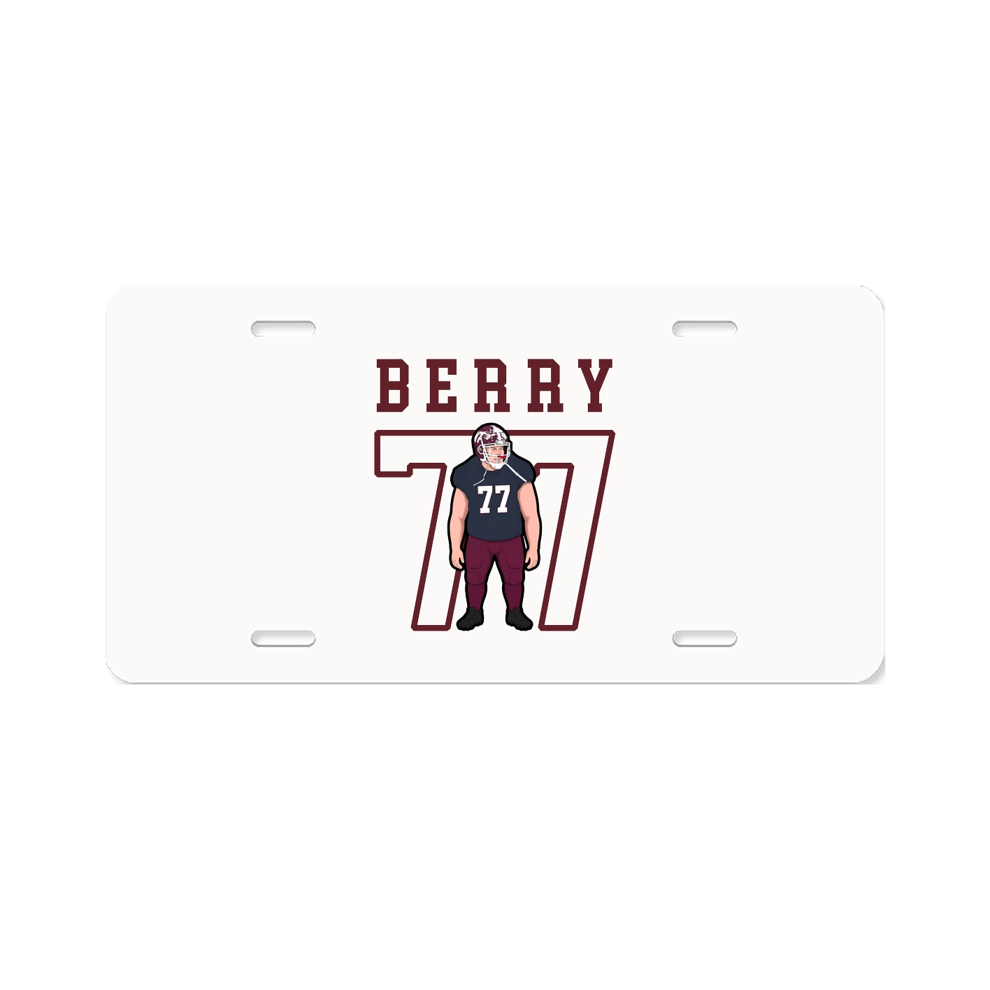 License Plate — Shirsey in Classic
