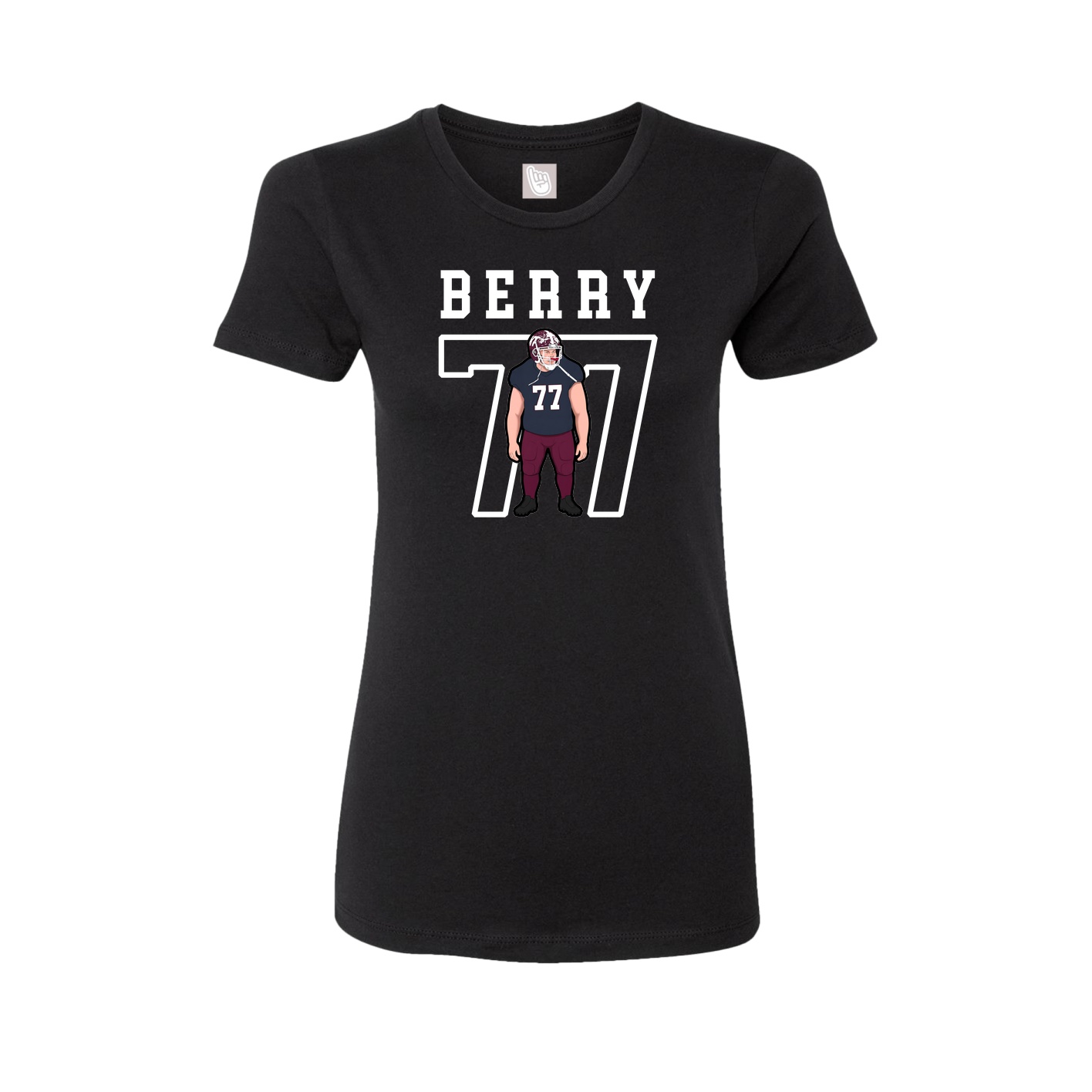 Fitted Women's Tee — Shirsey in Black