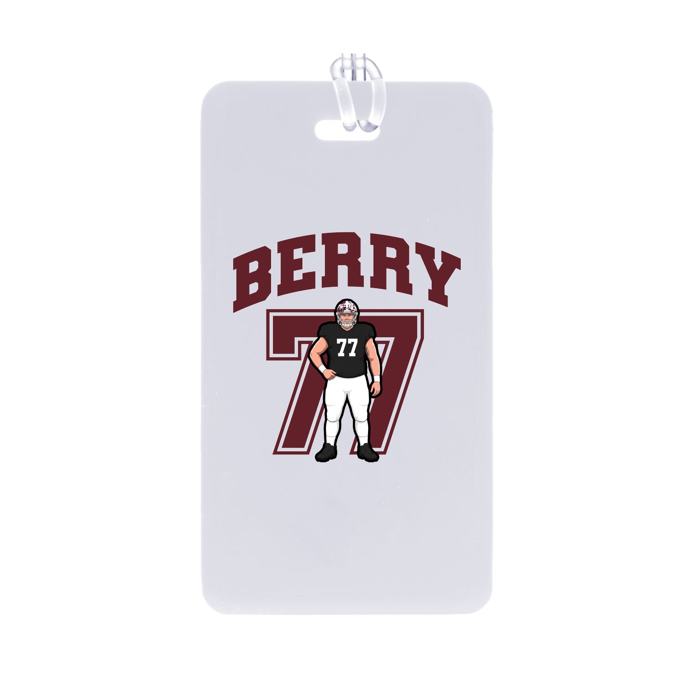Bag Tag — Number in Classic