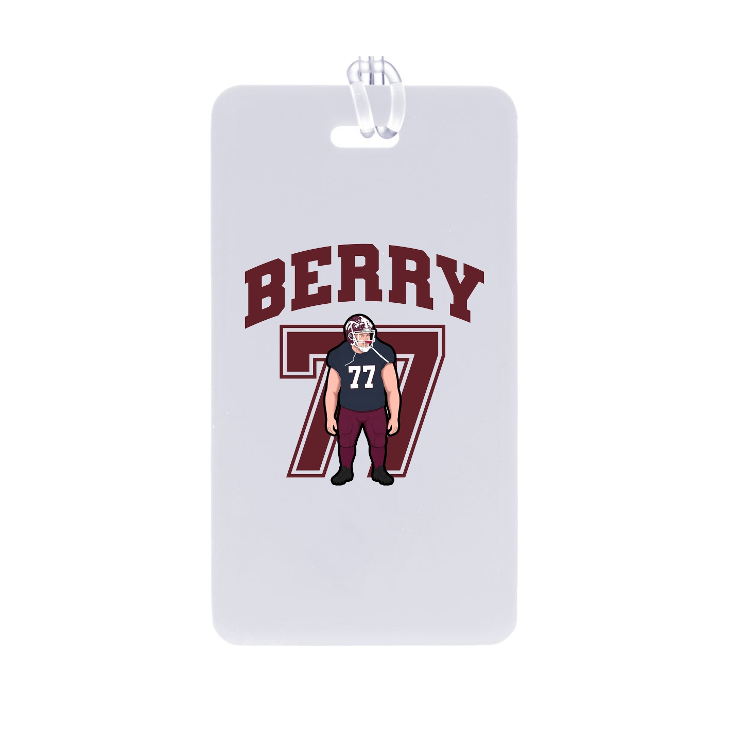 Bag Tag — Number in Classic