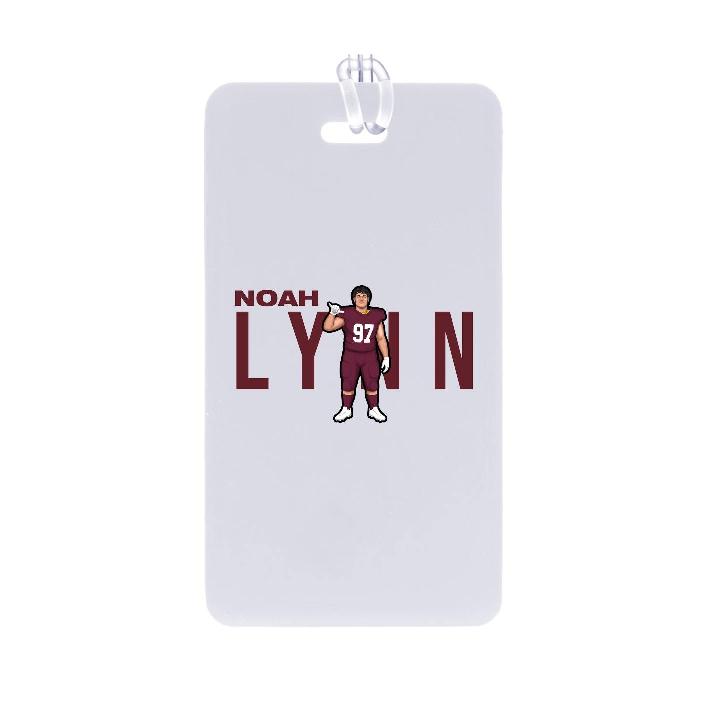 Bag Tag — Player Name in Classic