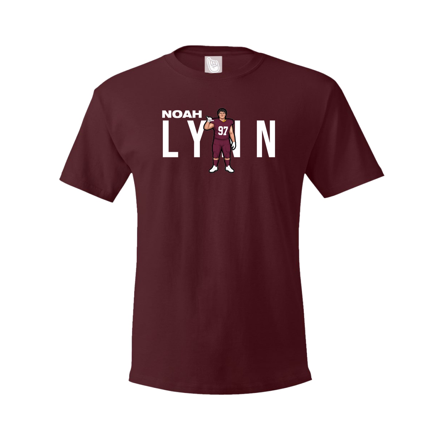 Tee — Player Name in Maroon