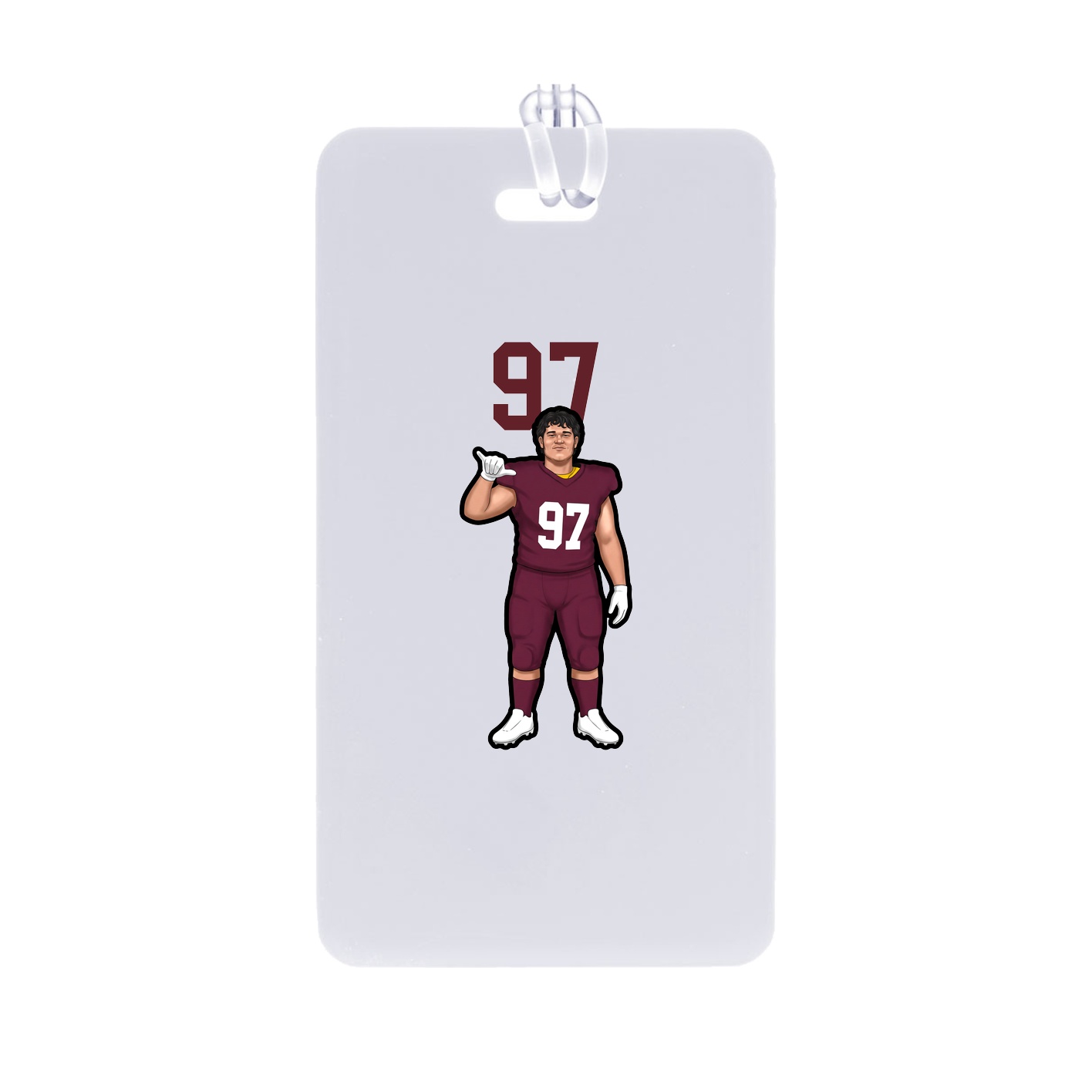 Bag Tag — Number Top in Classic