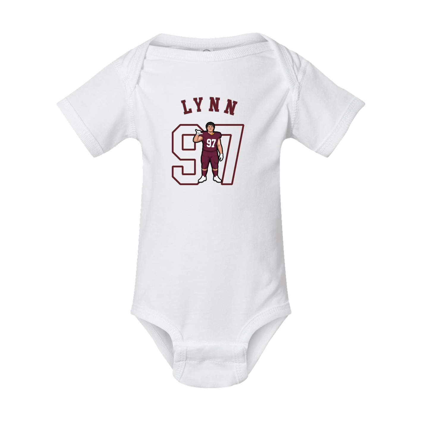 Baby Onesie — Shirsey Arch in White