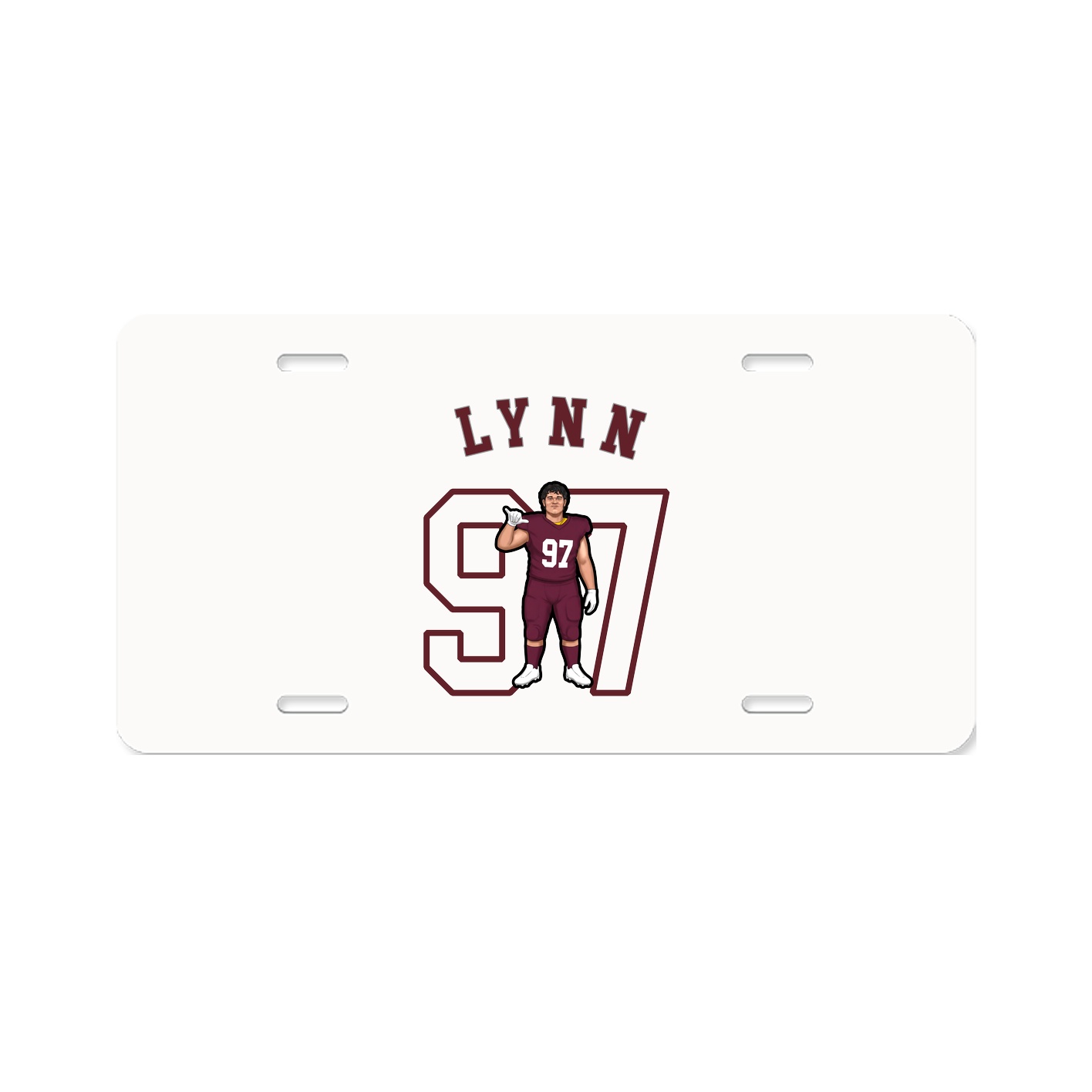 License Plate — Shirsey Arch in Classic