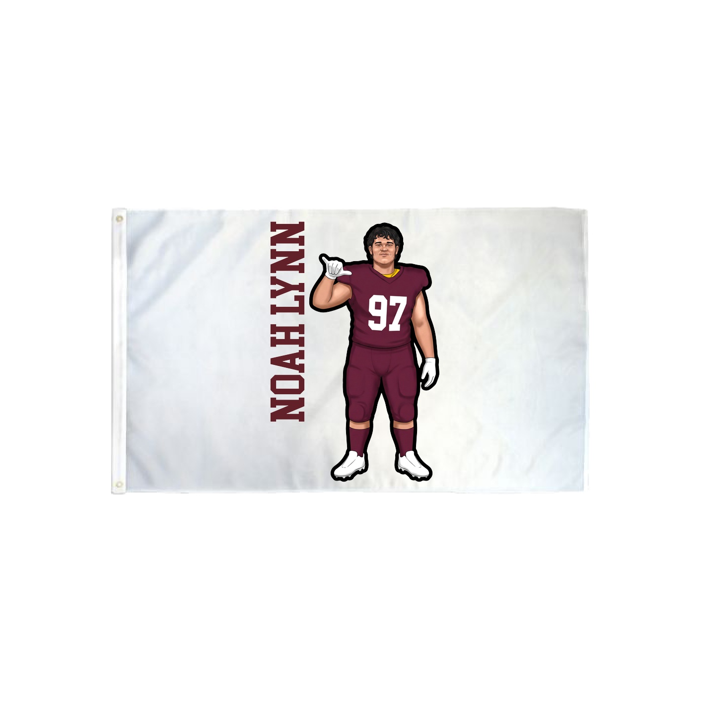3x5 Flag — Name Vertical in Classic