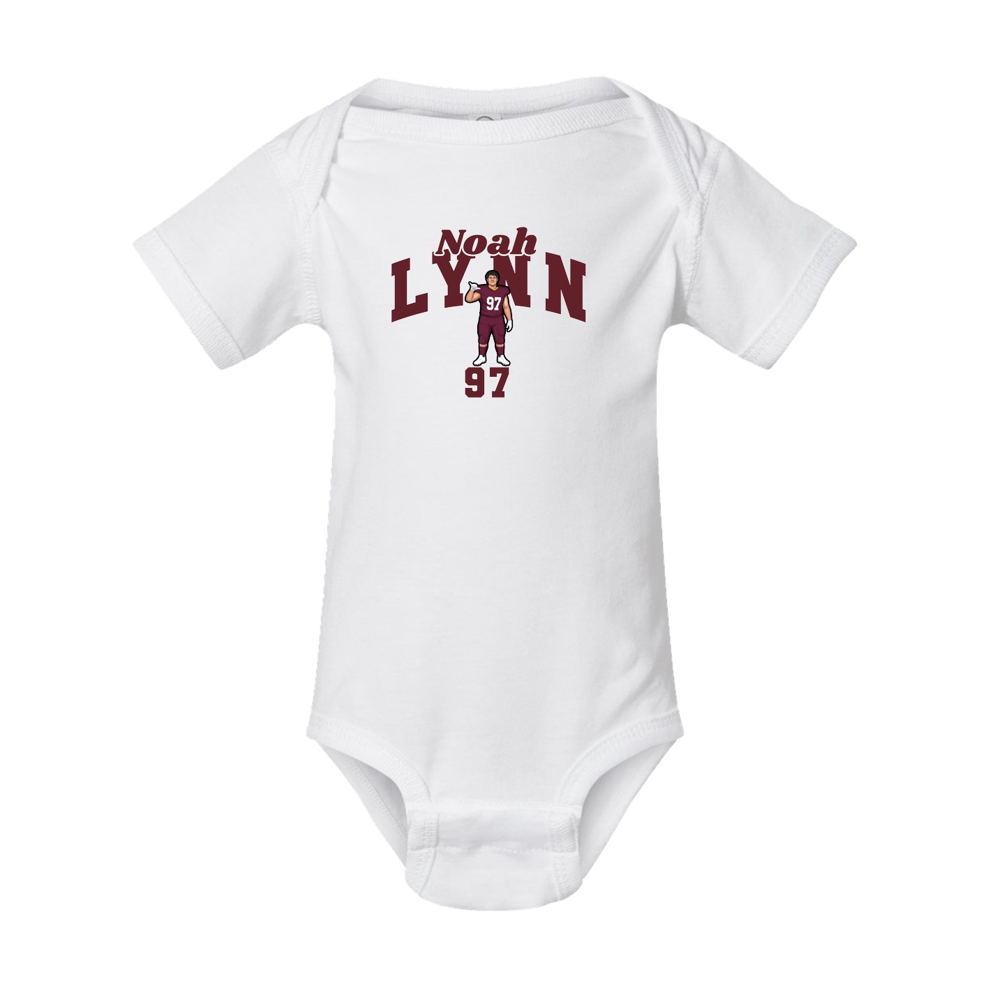 Baby Onesie — Signature Arch in White