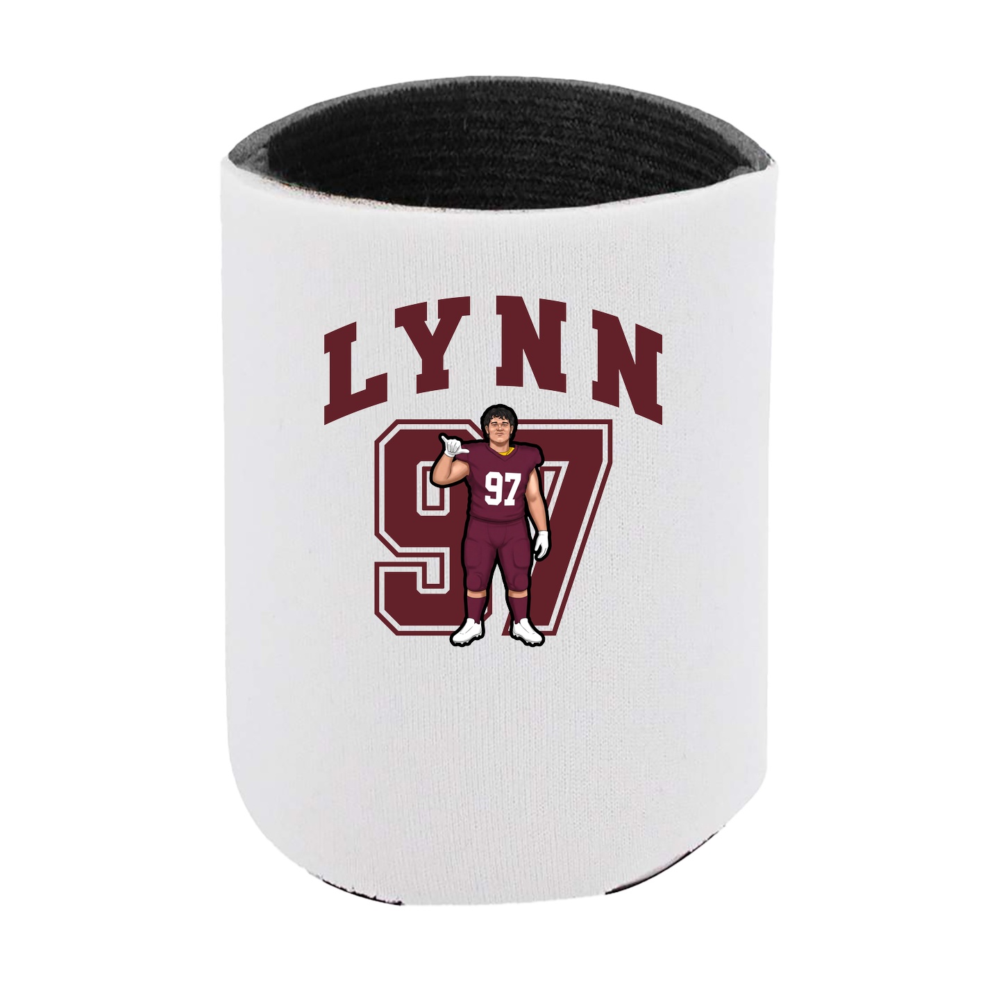 Can Holder — Number in White