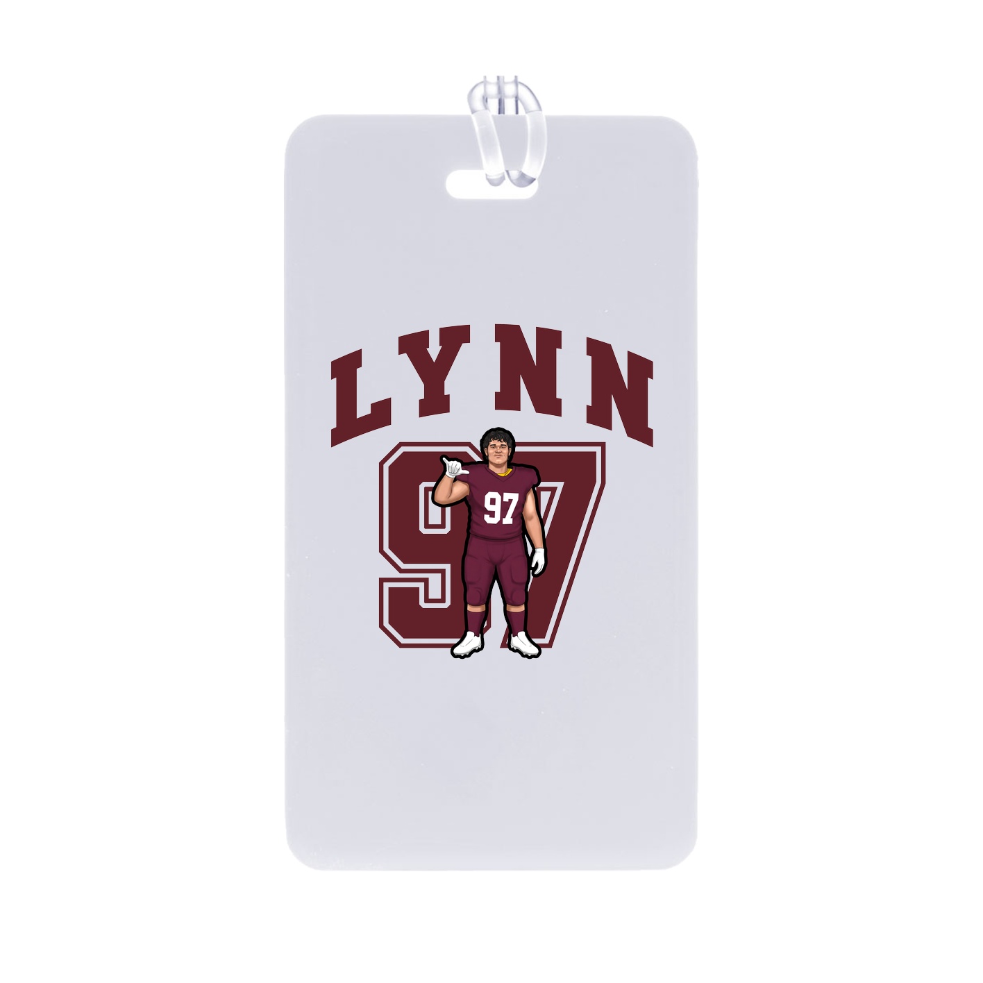 Bag Tag — Number in Classic
