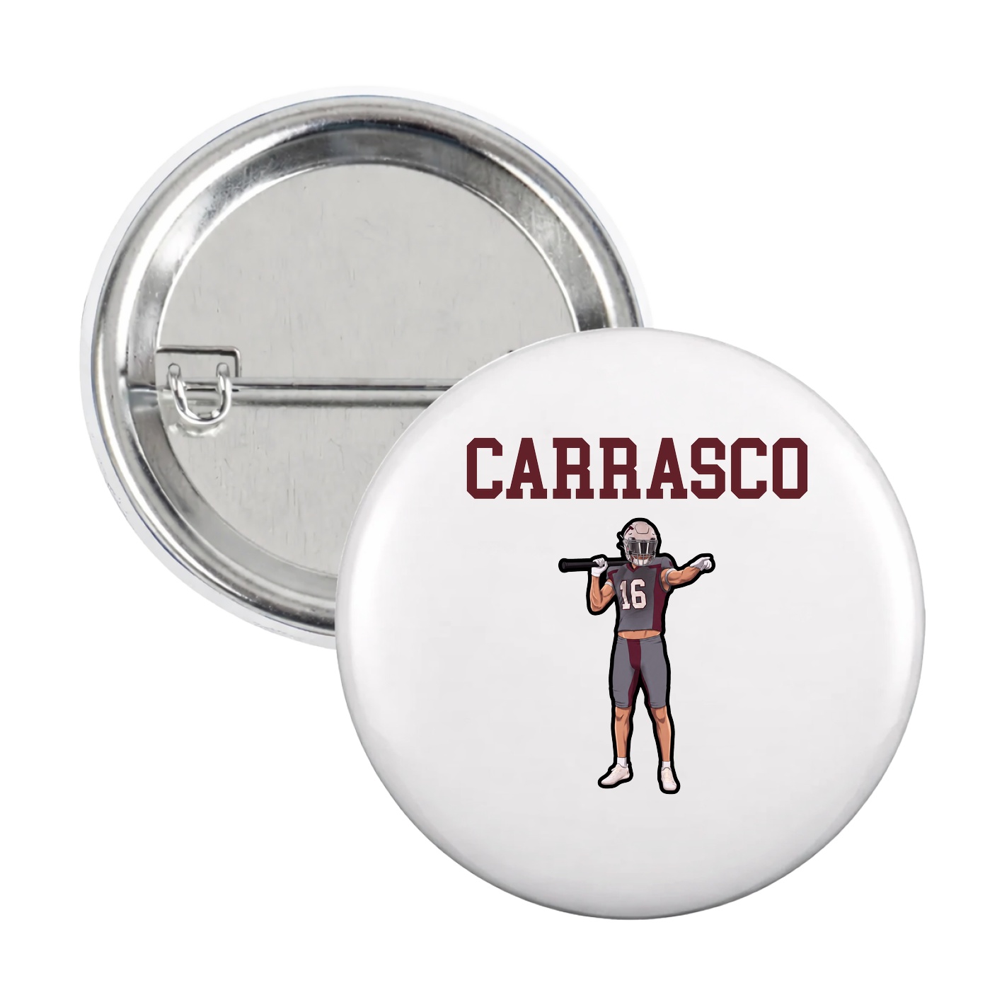 Game Day Button — Shirsey in White