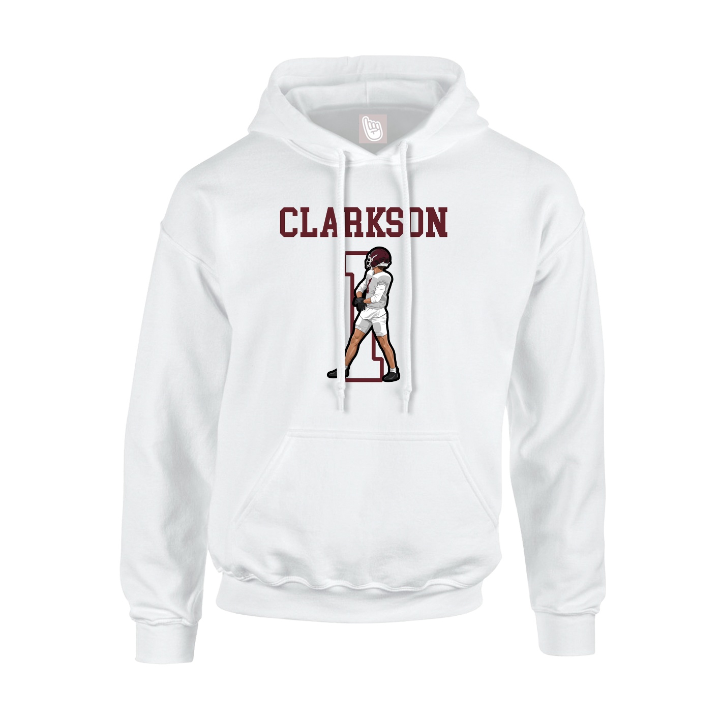 Hoodie — Shirsey in White