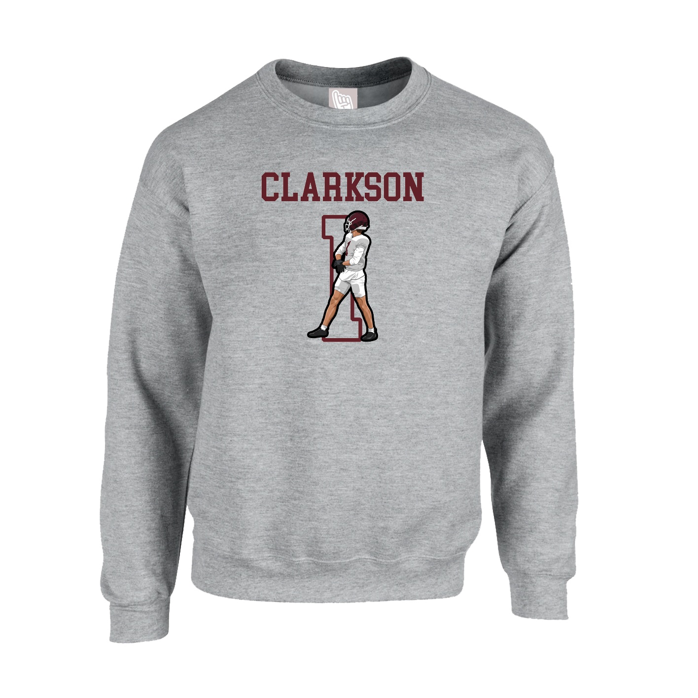 Fleece Crew — Shirsey in Grey