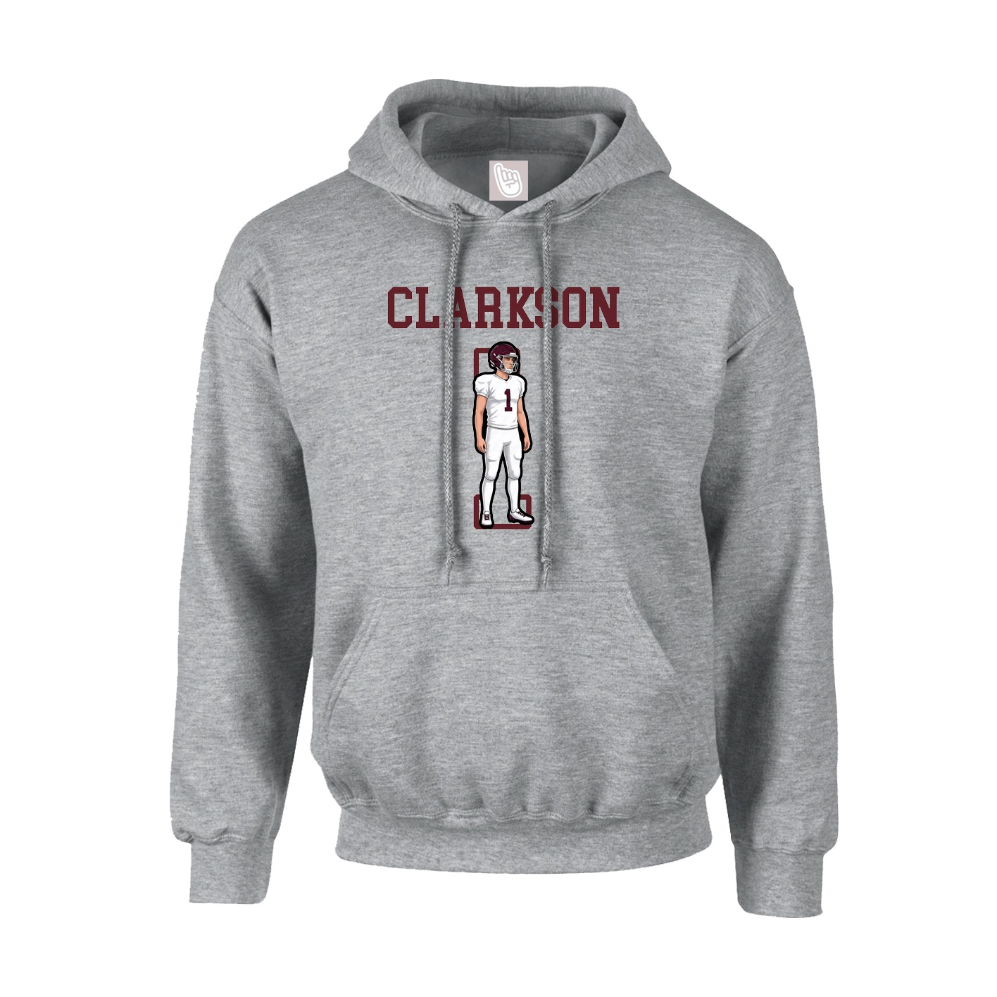Hoodie — Shirsey in Grey