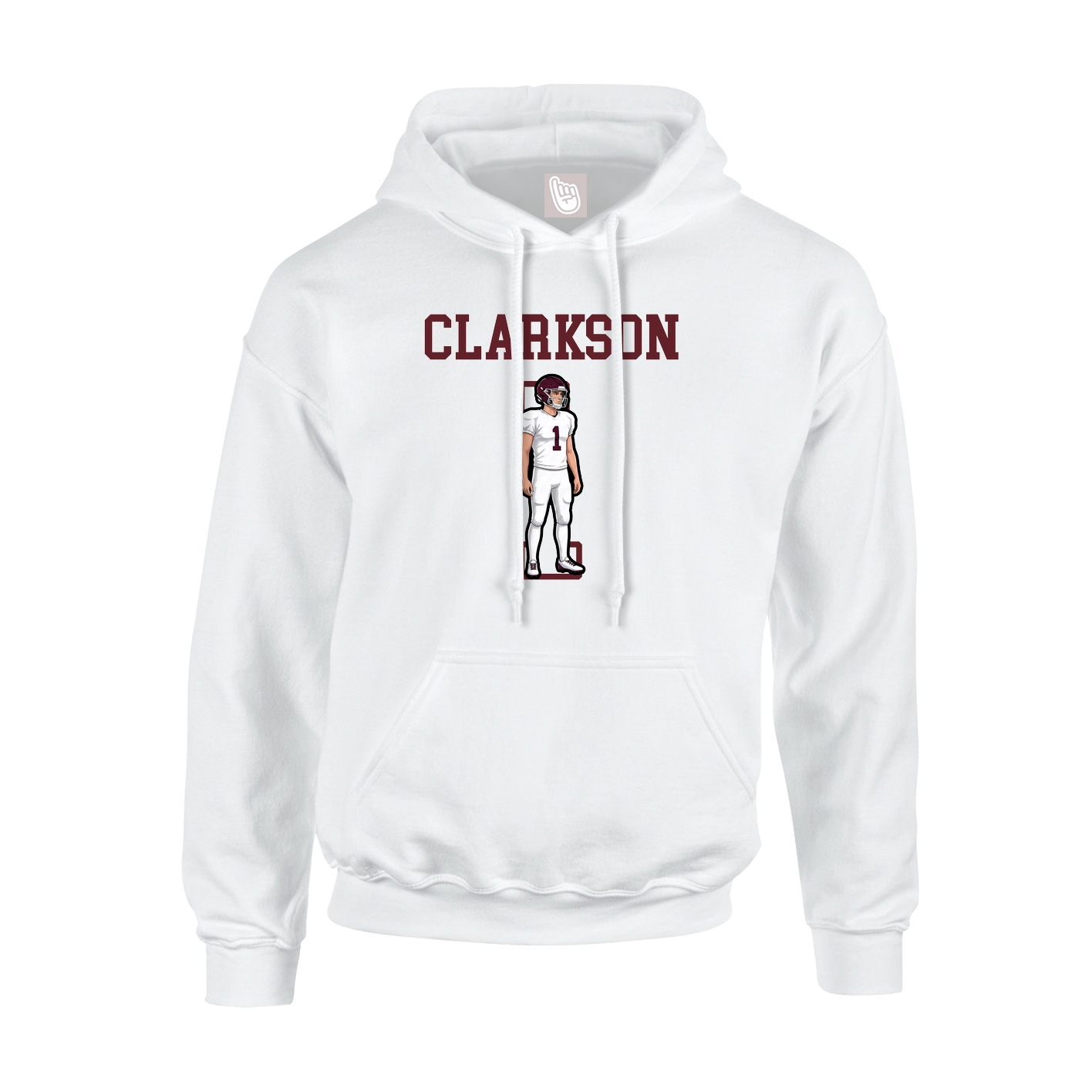 Youth Hoodie — Shirsey in White