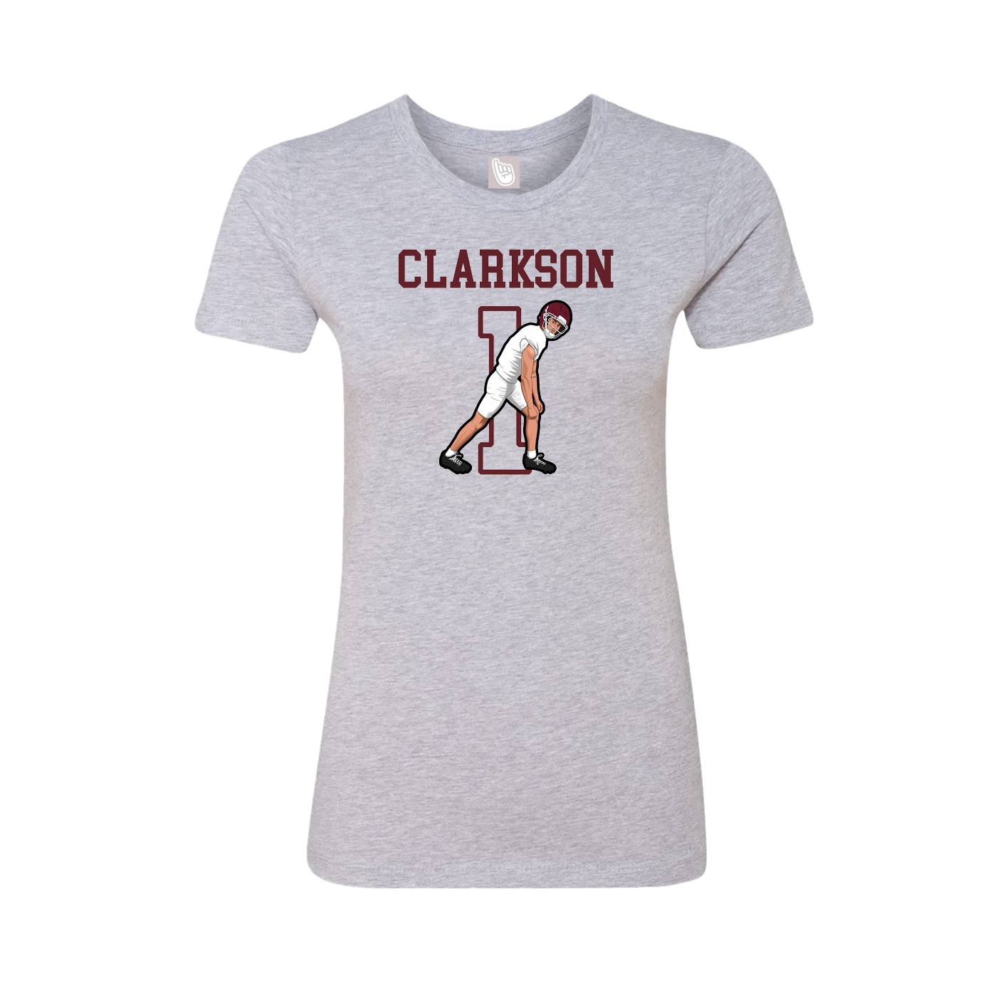 Fitted Women's Tee — Shirsey in Grey