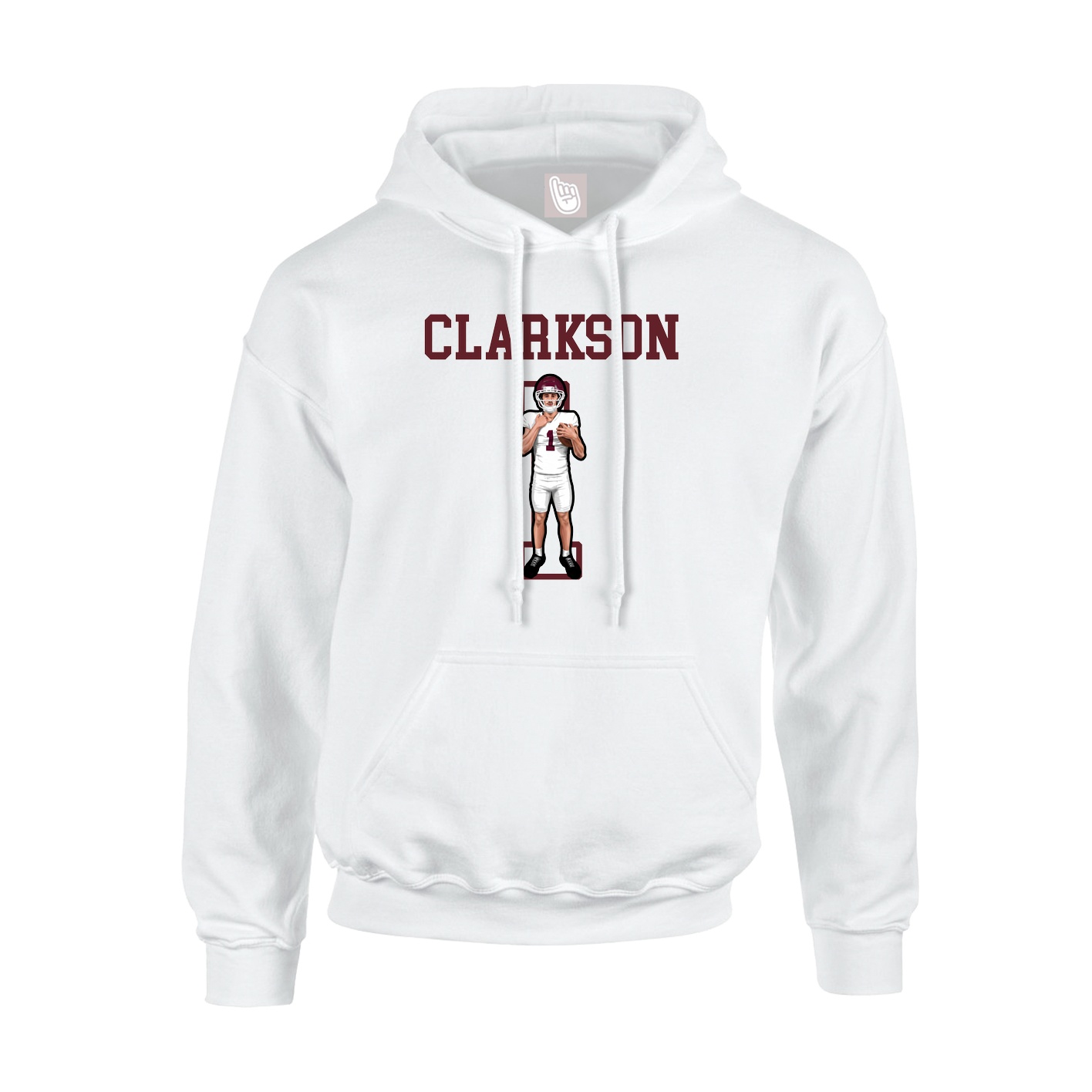 Youth Hoodie — Shirsey in White
