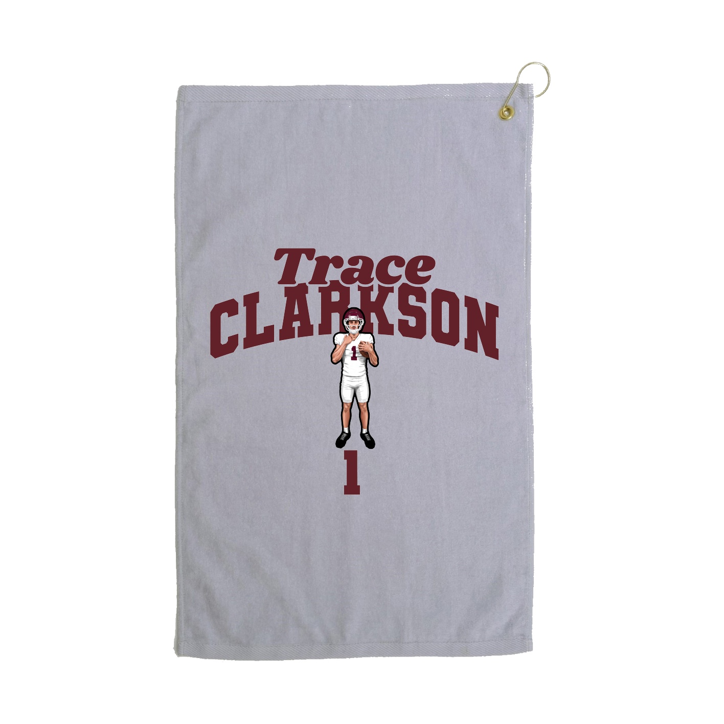 Golf Towel — Signature Arch in Grey