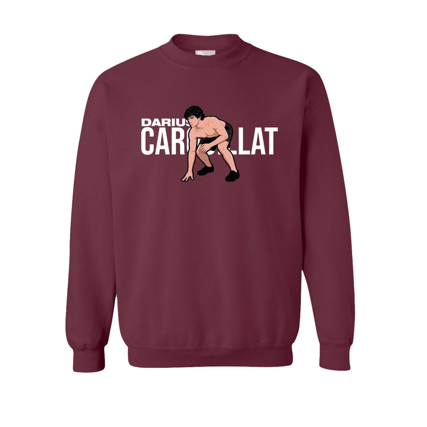 Fleece Crew — Player Name in Maroon