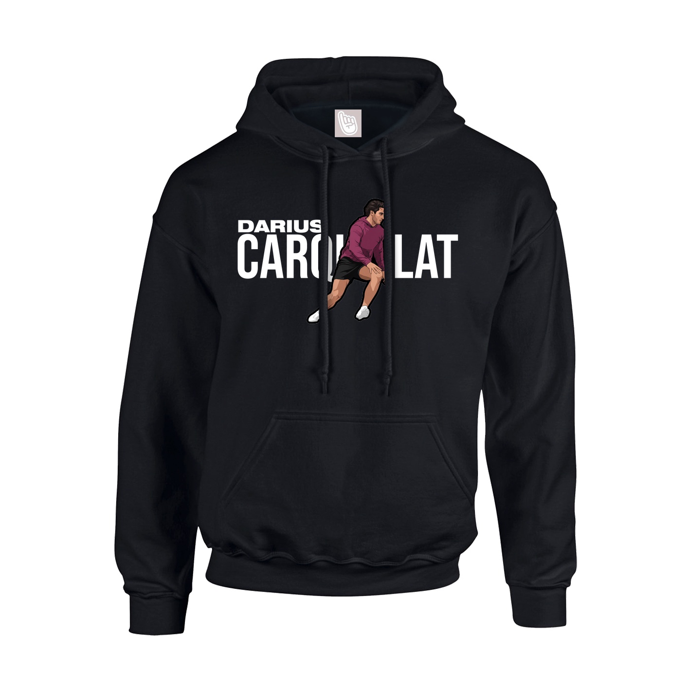 Hoodie — Player Name in Black