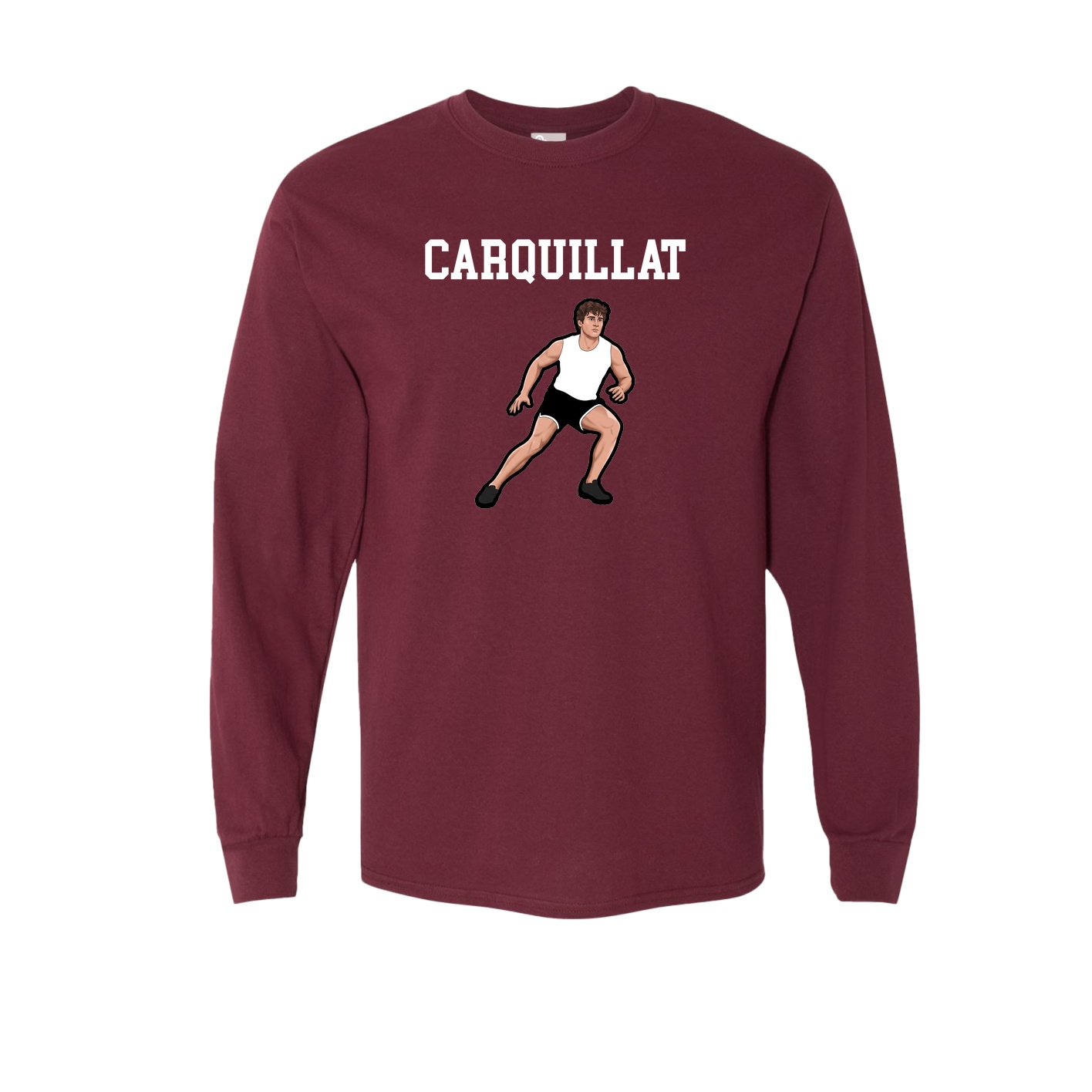 Long Sleeve Tee — Shirsey in Maroon
