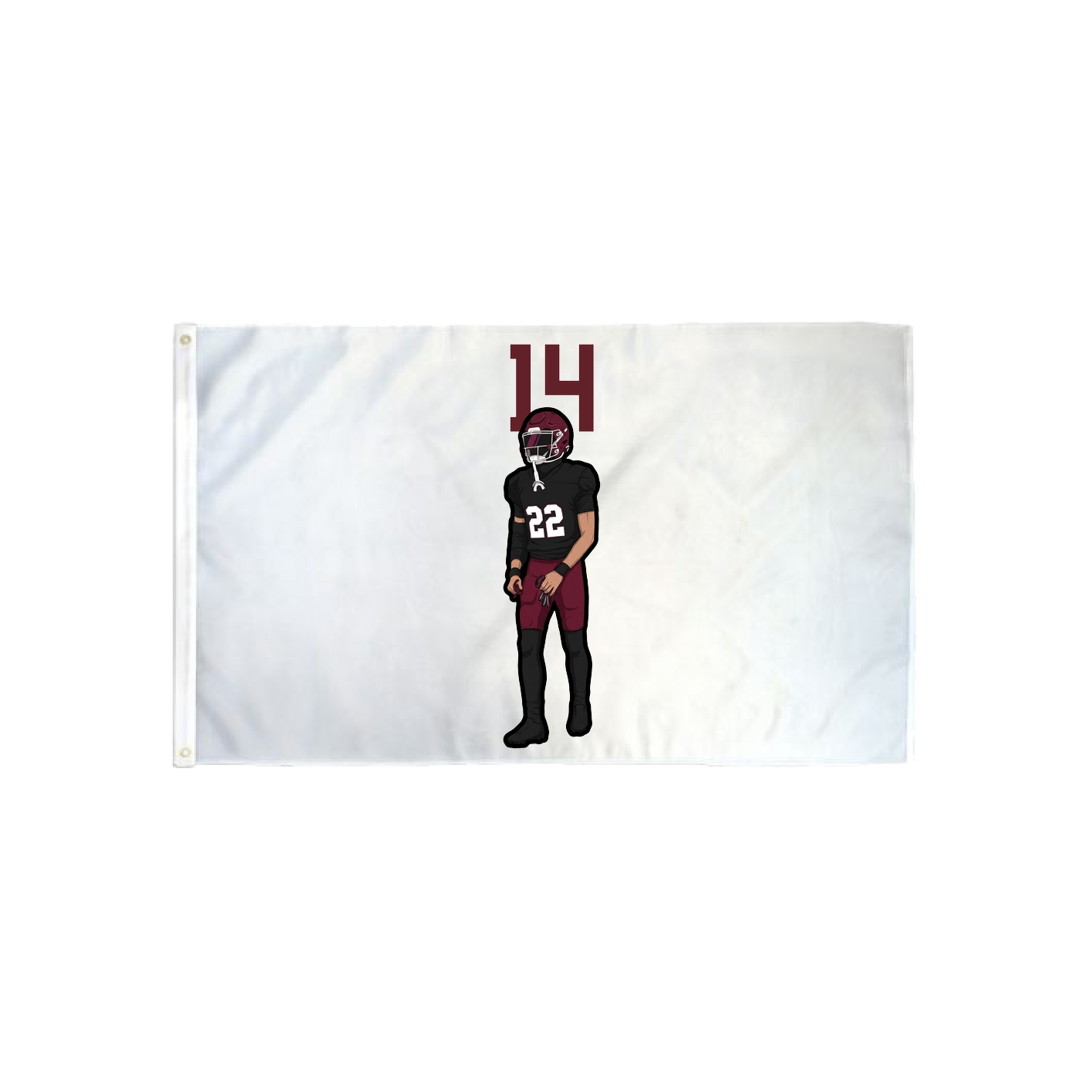 3x5 Flag — Number Top in Classic