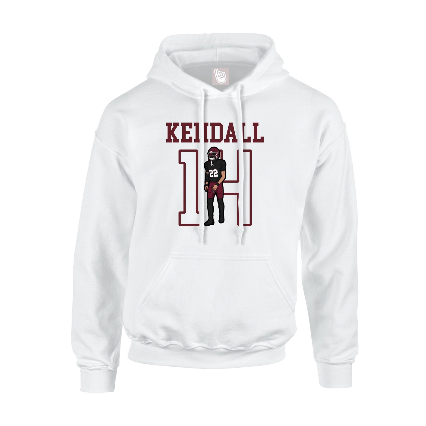 Youth Hoodie — Shirsey in White