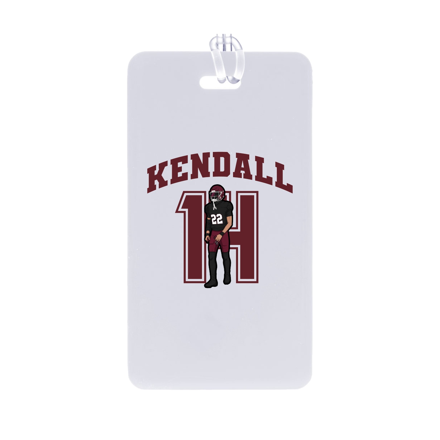 Bag Tag — Number in Classic