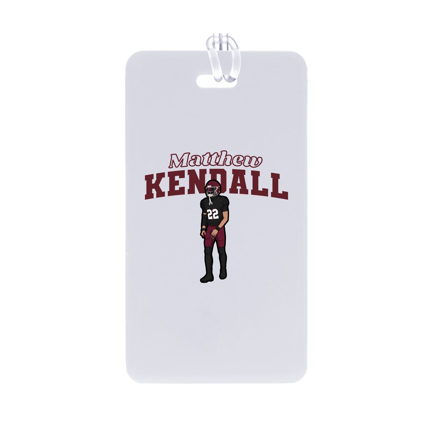 Bag Tag — Name Arch in Classic