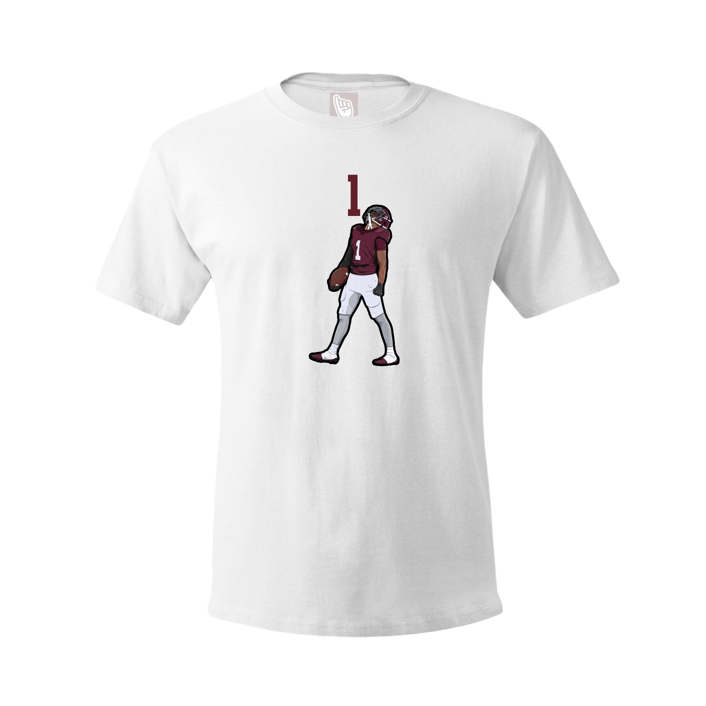 Tee — Number Top in White