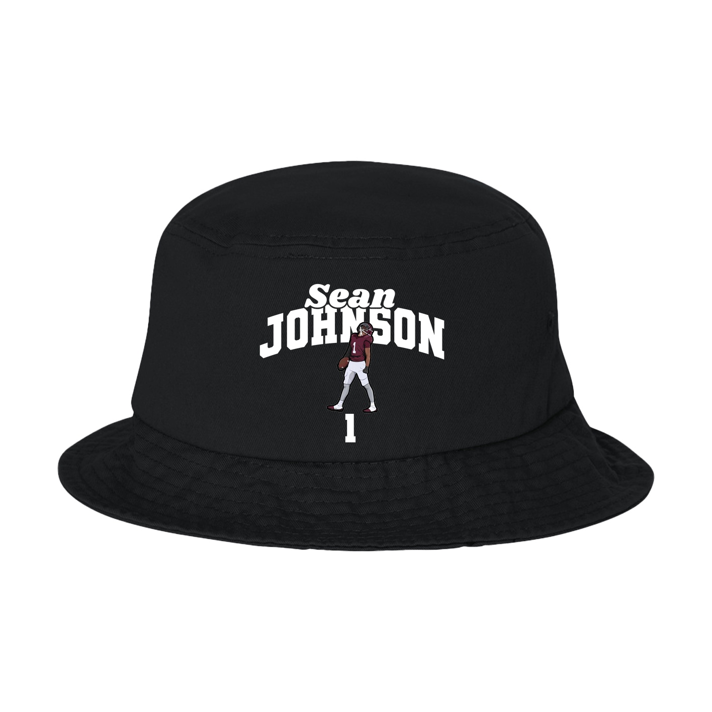 Bucket Cap — Signature Arch in Black