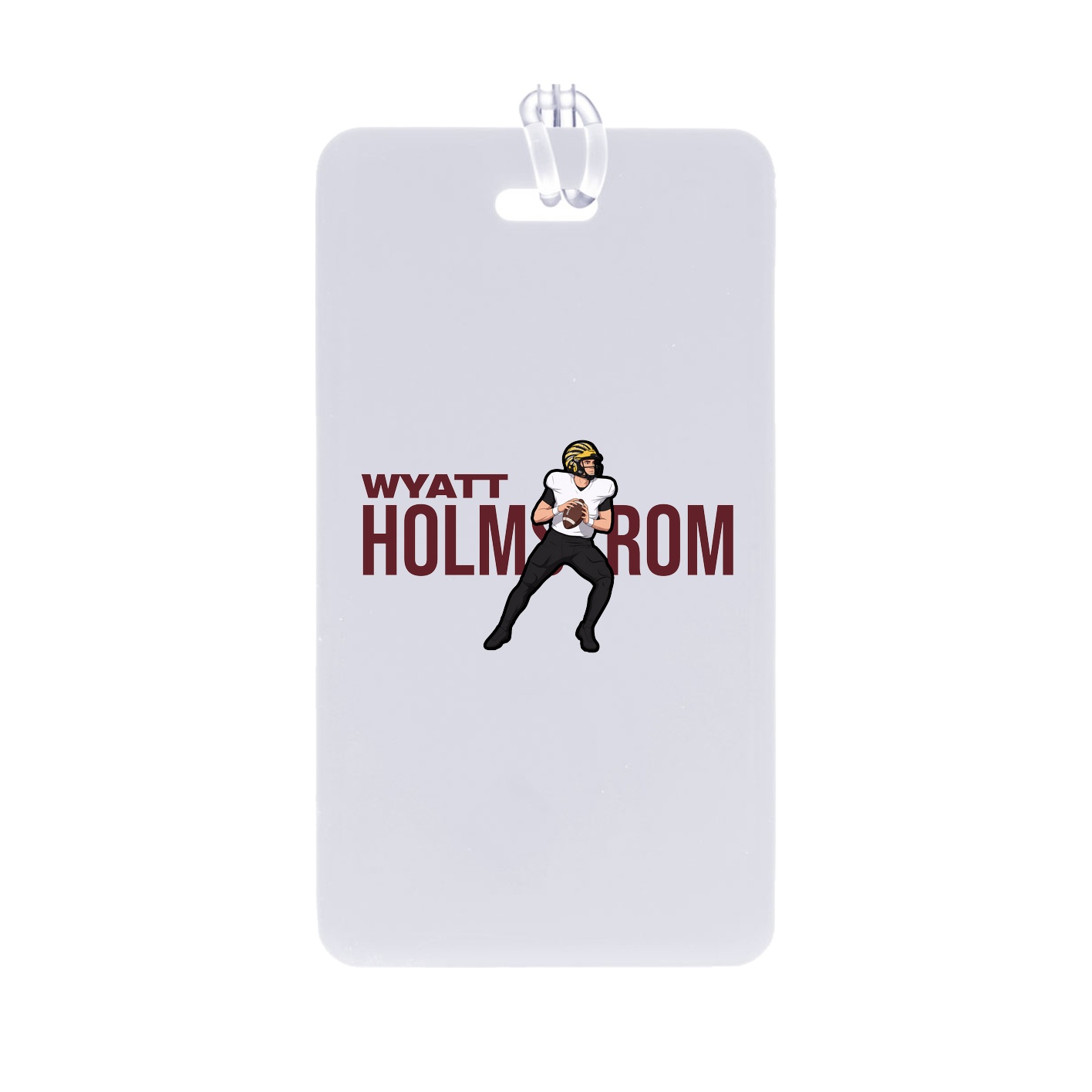 Bag Tag — Player Name in Classic
