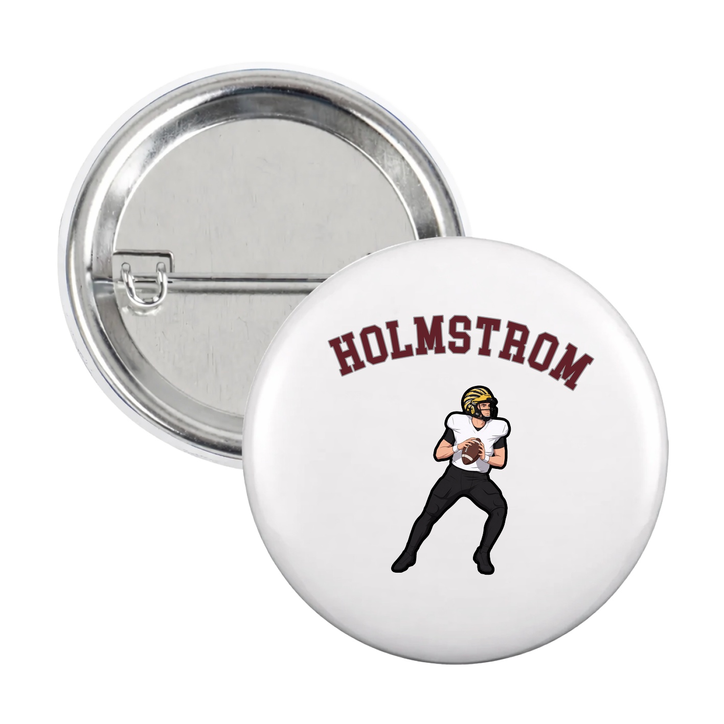 Game Day Button — Shirsey Arch in White