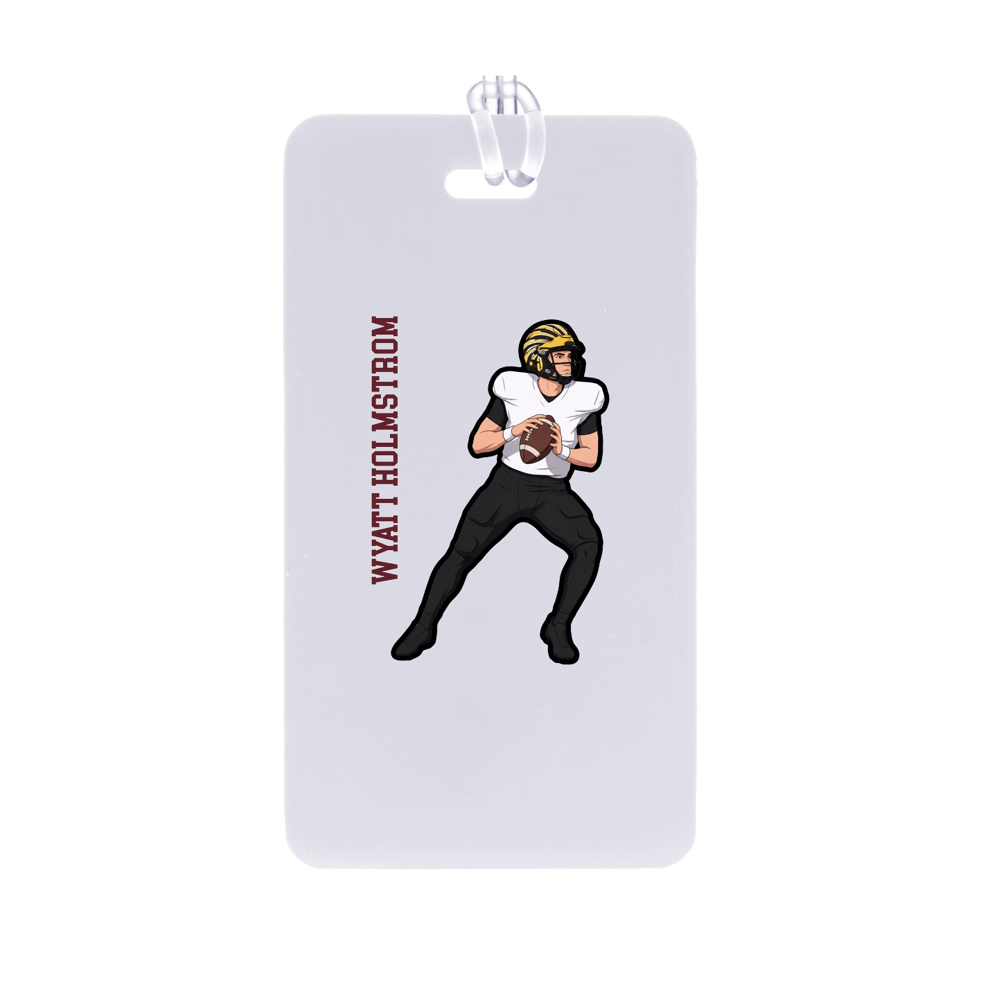 Bag Tag — Name Vertical in Classic