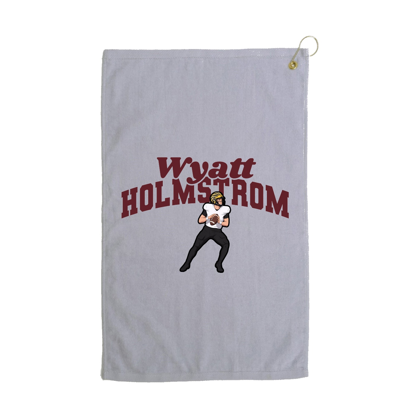 Golf Towel — Signature Arch in Grey