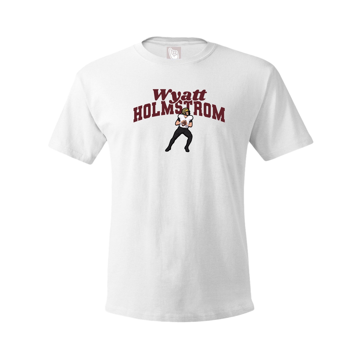 Youth Tee — Signature Arch in White