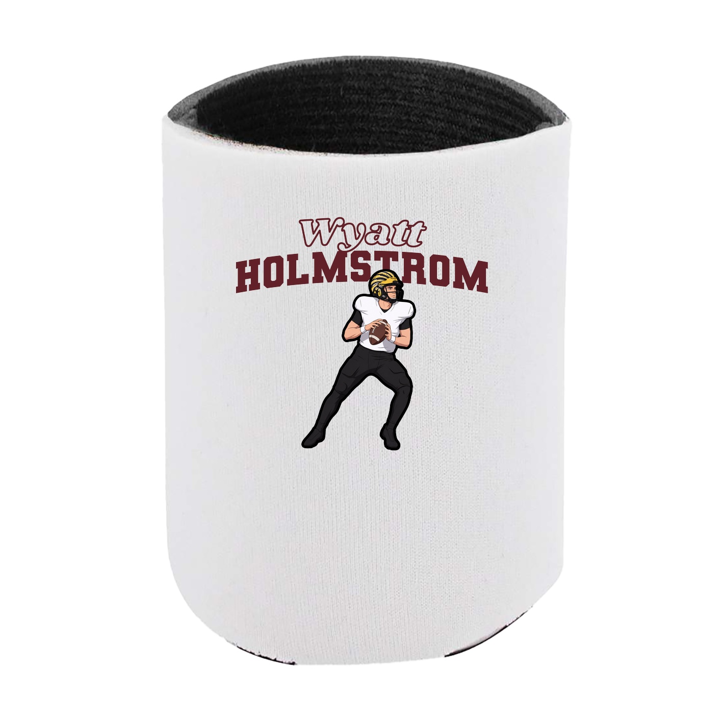 Can Holder — Name Arch in White