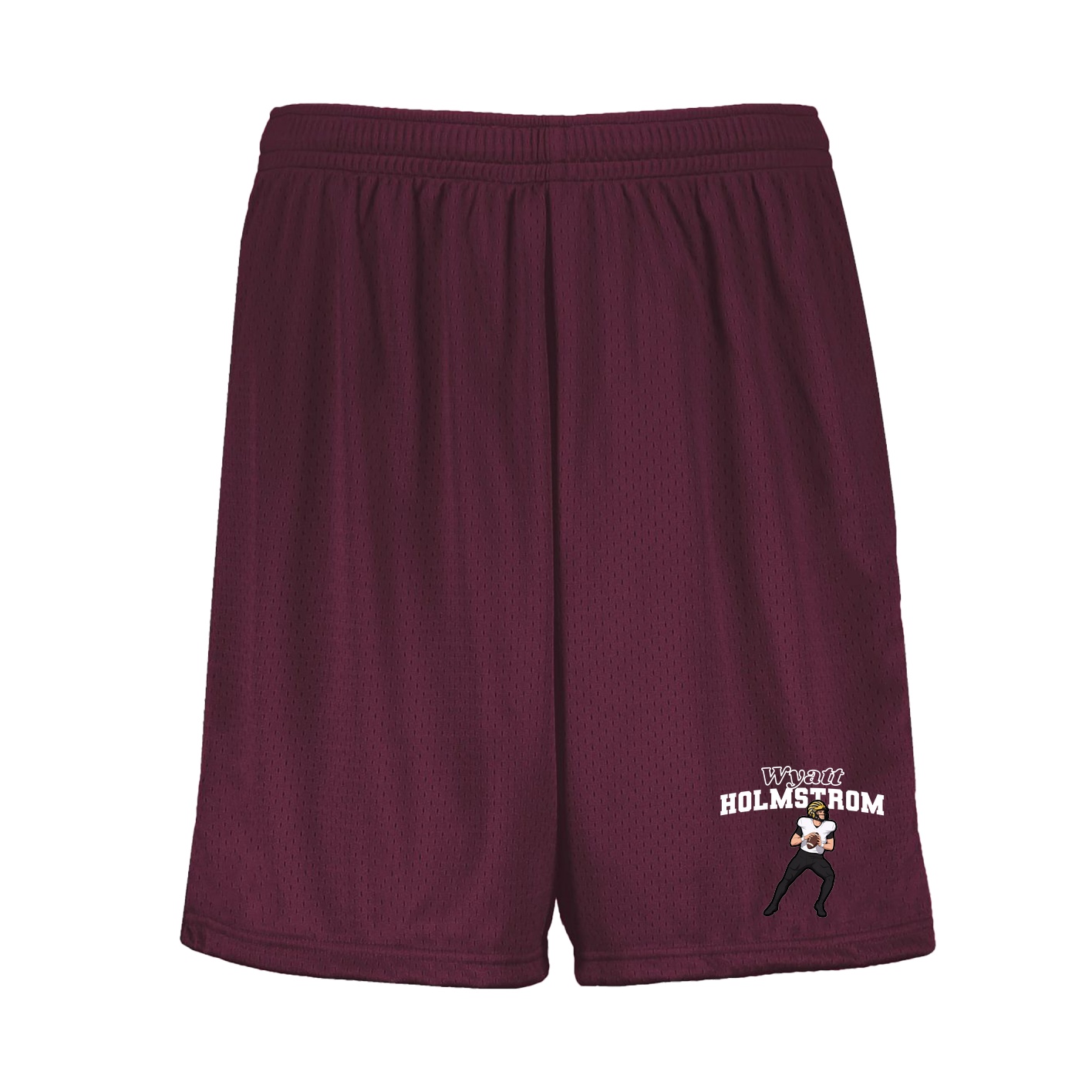 Shorts — Name Arch in Maroon