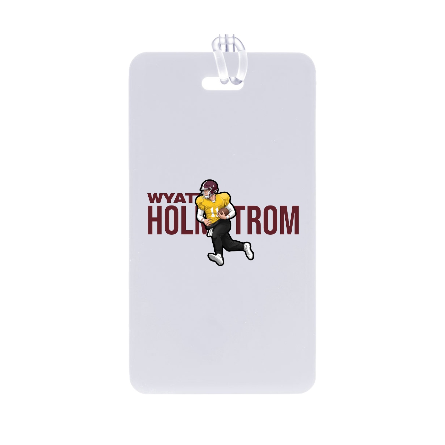 Bag Tag — Player Name in Classic
