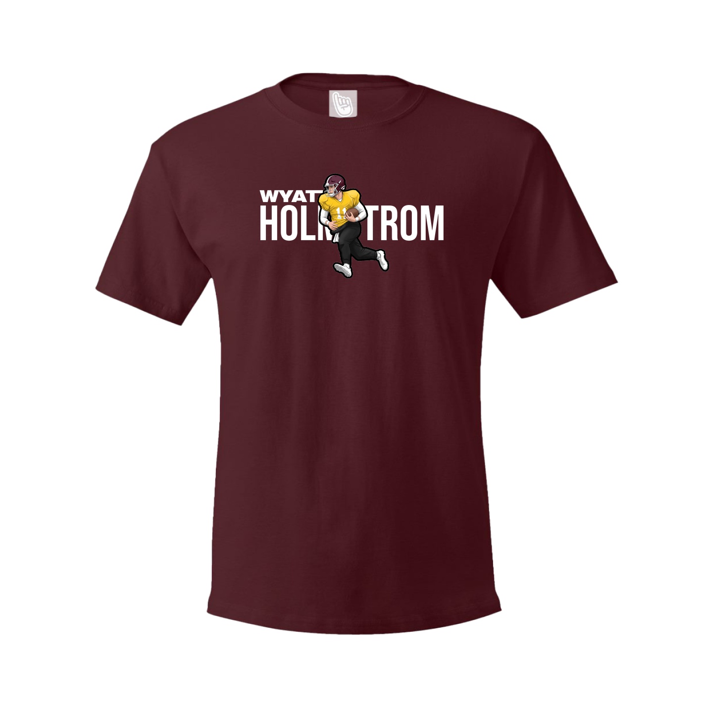 Tee — Player Name in Maroon