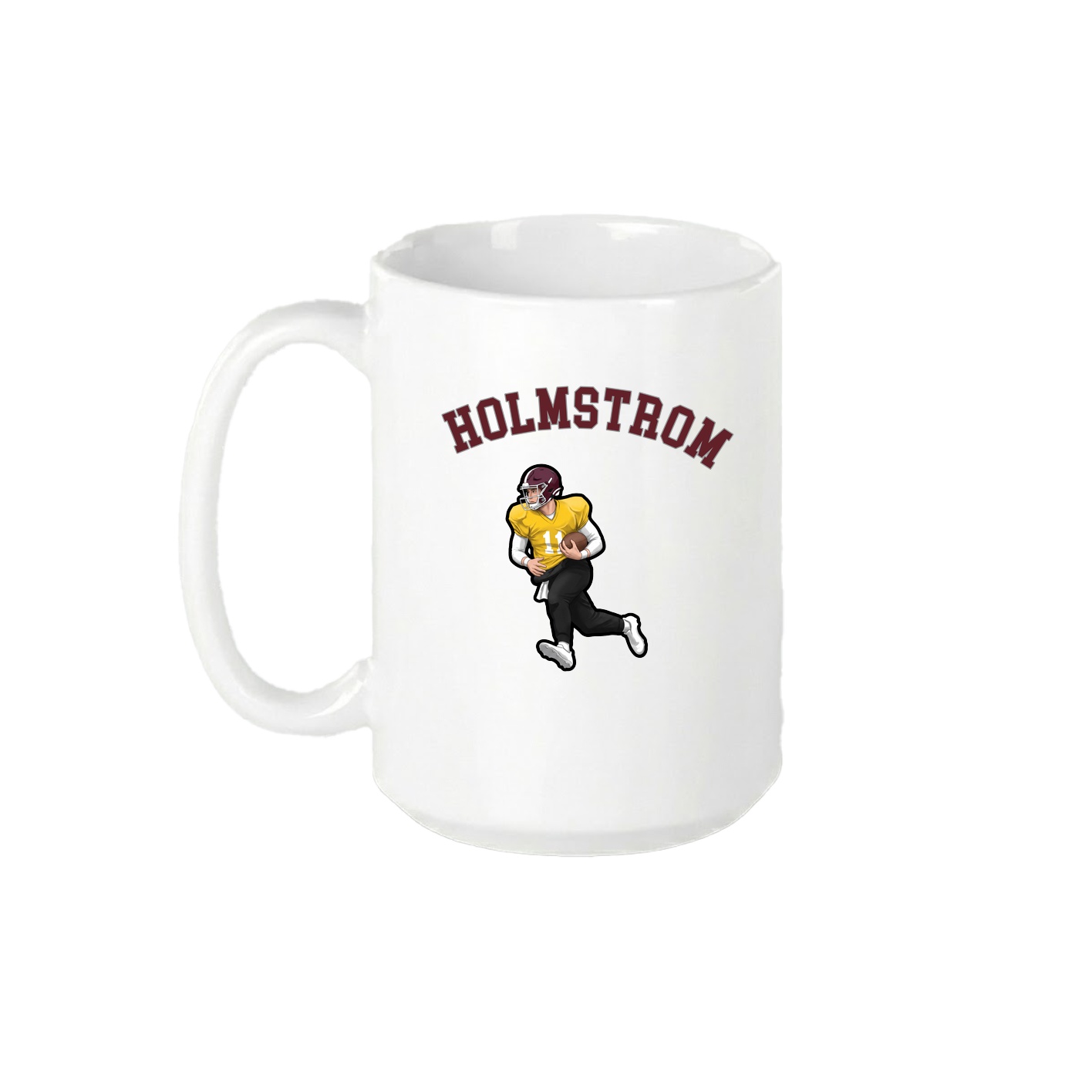 15oz Coffee Mug — Shirsey Arch in White