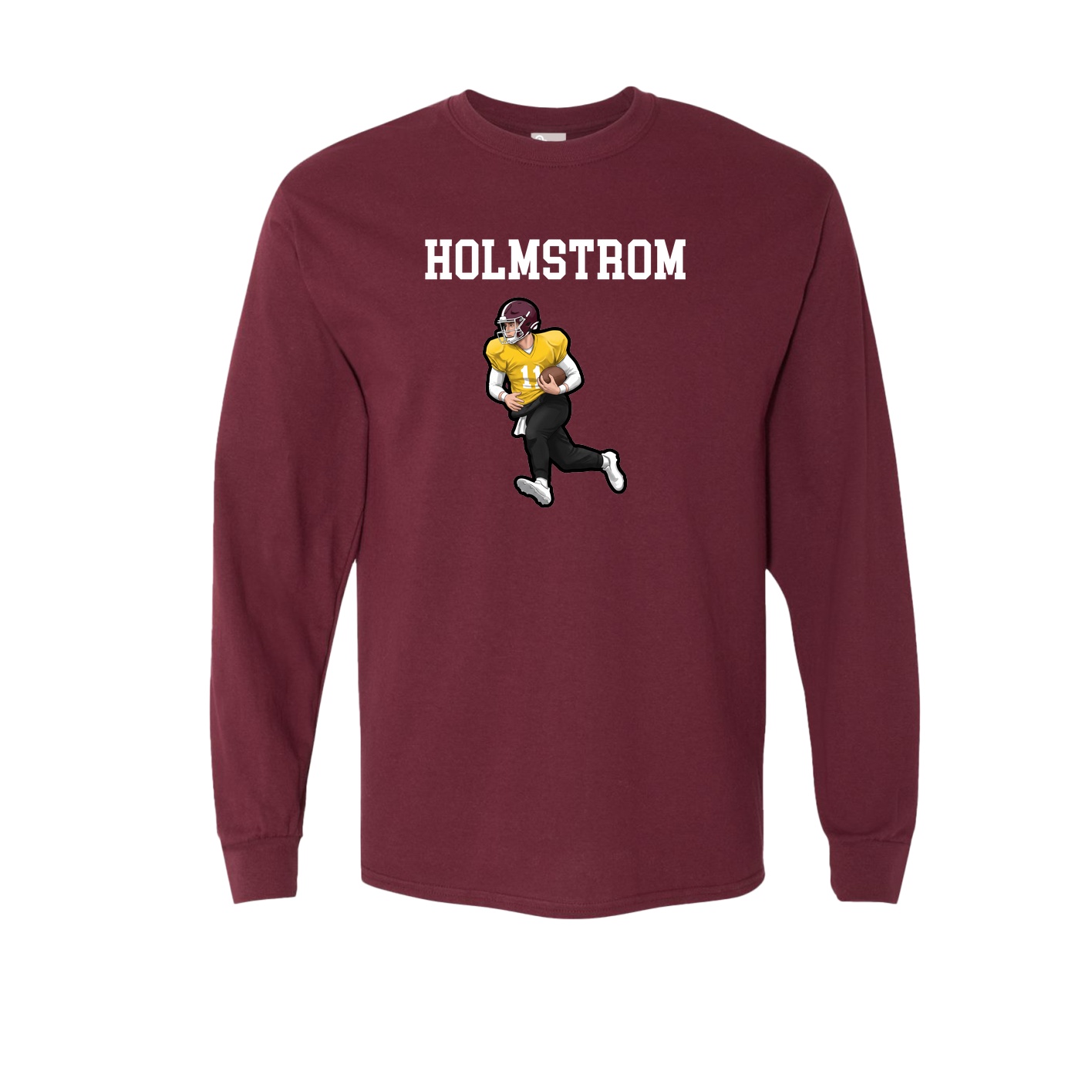 Long Sleeve Tee — Shirsey in Maroon