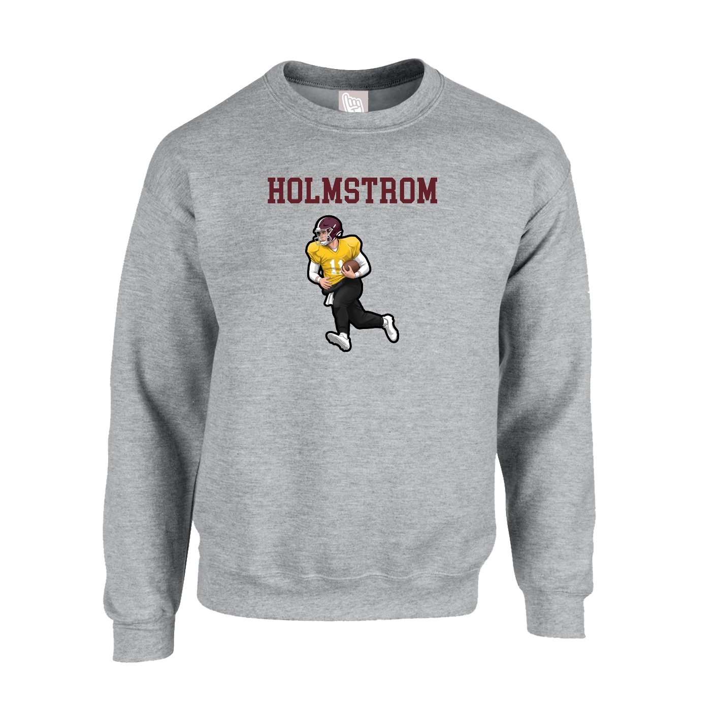 Fleece Crew — Shirsey in Grey