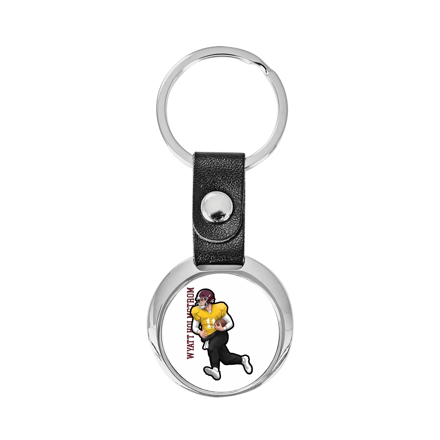 Key Chain — Name Vertical in Classic