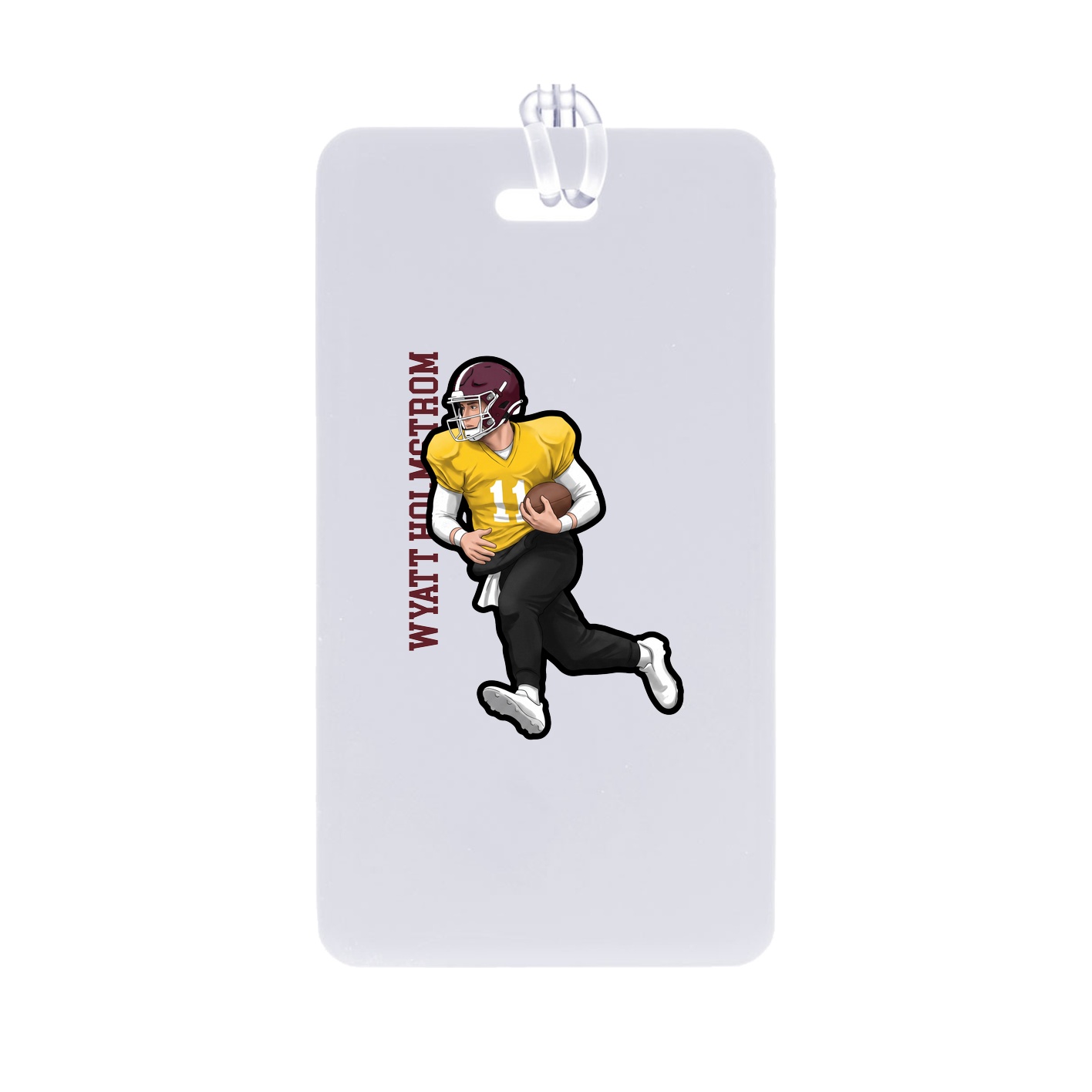 Bag Tag — Name Vertical in Classic