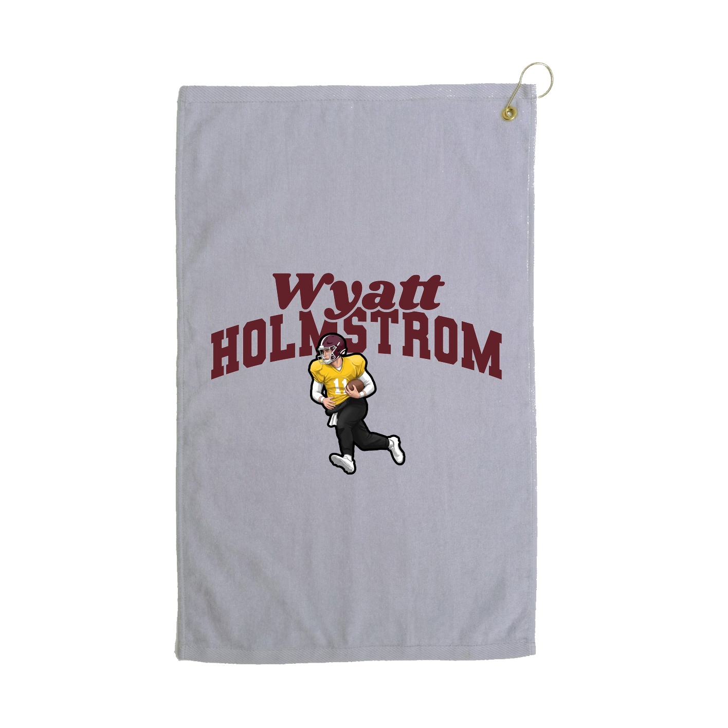 Golf Towel — Signature Arch in Grey