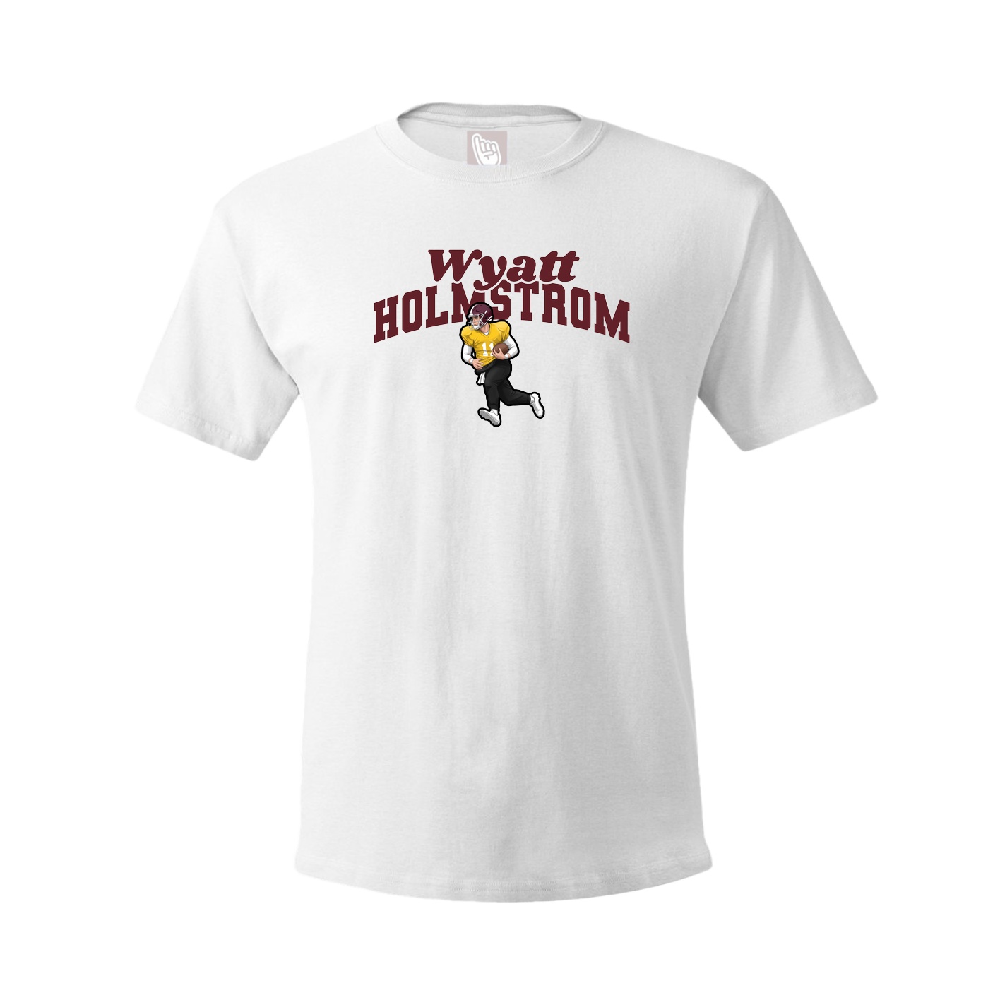 Youth Tee — Signature Arch in White