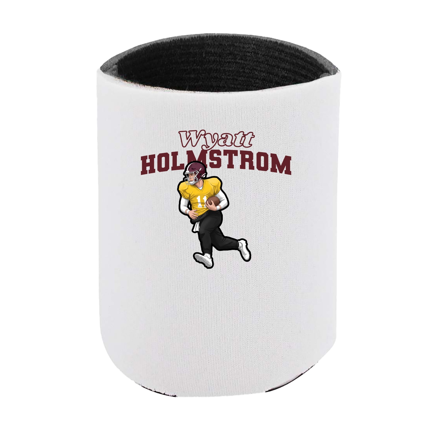 Can Holder — Name Arch in White